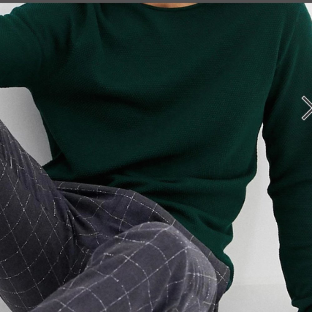 Selected Homme Crew Neck Sweater Green S